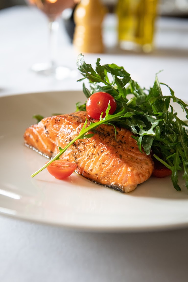 Salmone CON Rucola at Toscana Brentwood