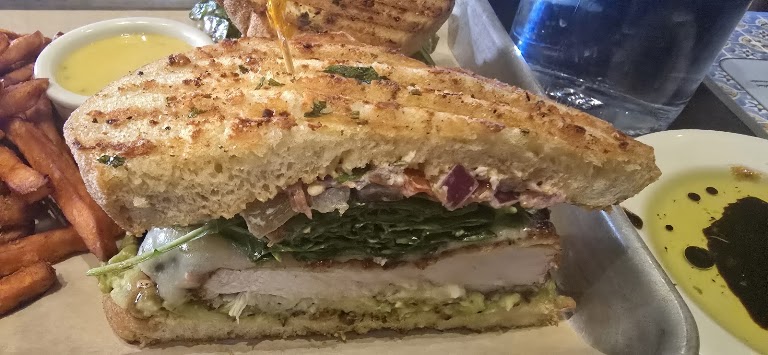 Turkey, Bacon & Avocado Panini at Tutto Fresco Kitchen & Bar