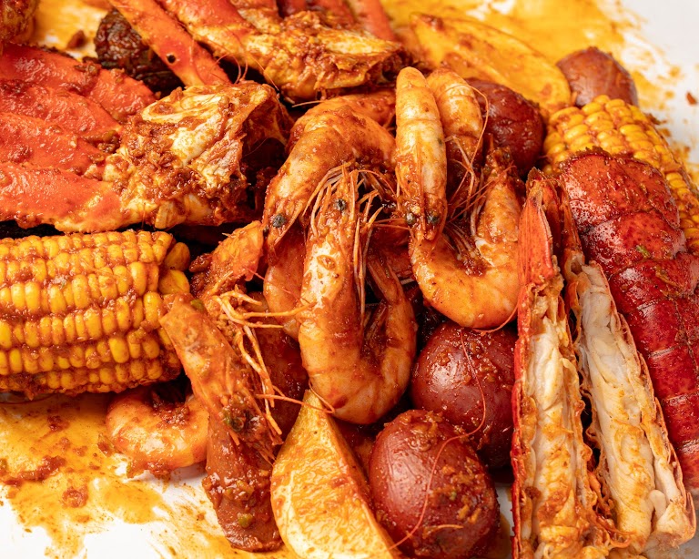 Shrimp (head-on) at Boil Daddy - Garden Grove