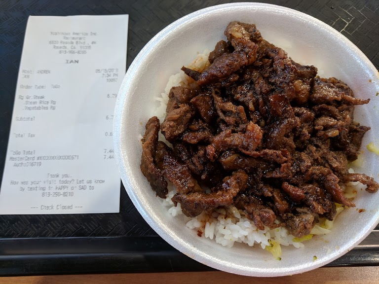Bowl at Yoshinoya