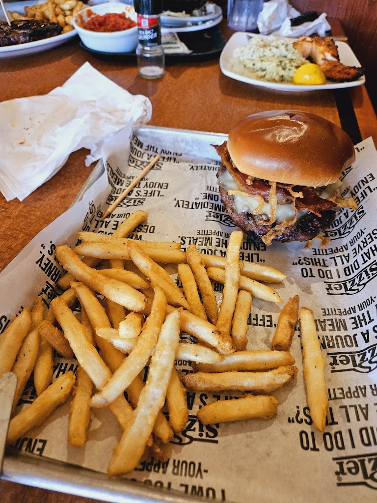 Crispy Bacon Burger at Sizzler