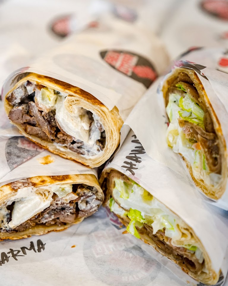 Beef Shawarma Wrap at Abu Omar Halal