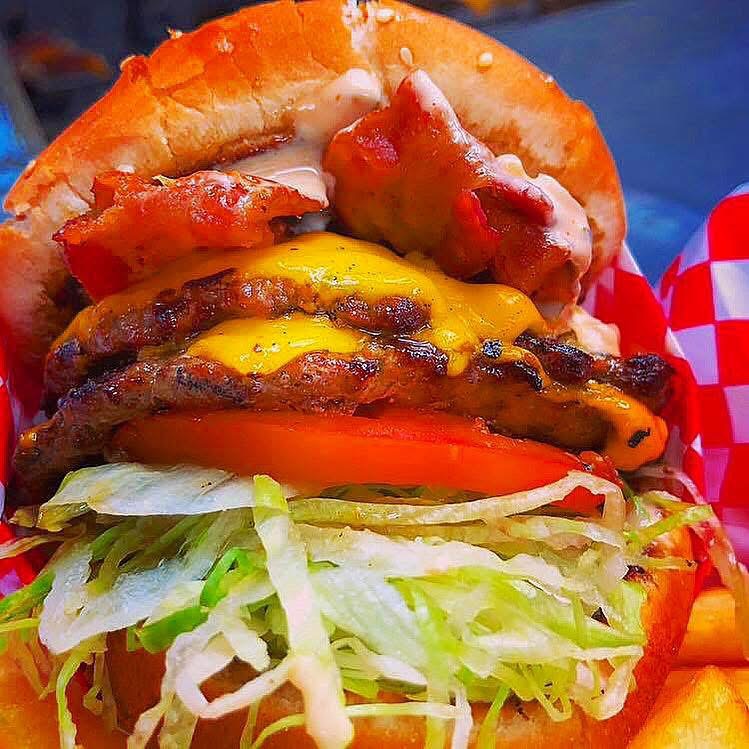 Cheeseburger at SaltyShake Burgers