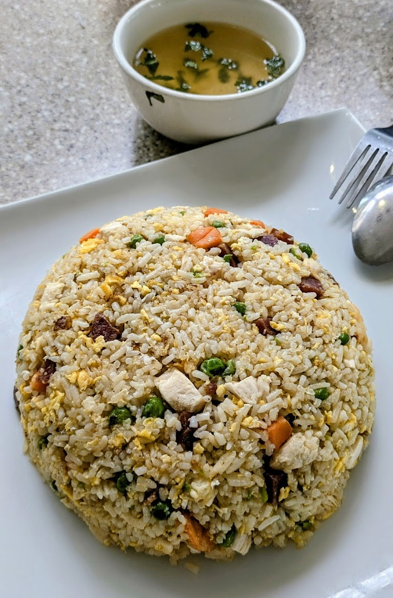 Crispy Fried Rice Flour Cake with Egg at Pho Quang Trung