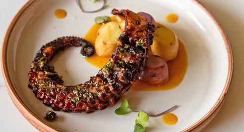 Pulpo at Ambue Restaurant