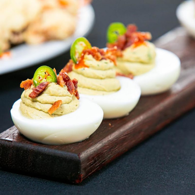 California Deviled Eggs Full at Chase's La Verne