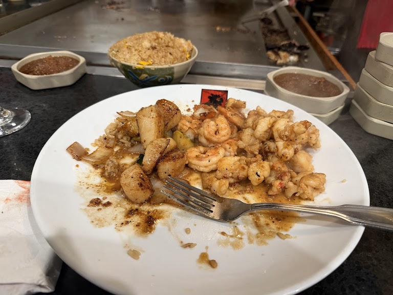 Hibachi Shrimp at Musashi