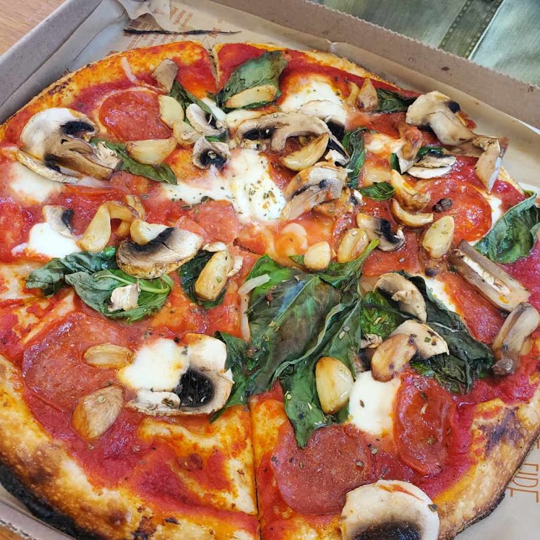 Spicy Pepperoni Pizza (11-inch) at Blaze Pizza