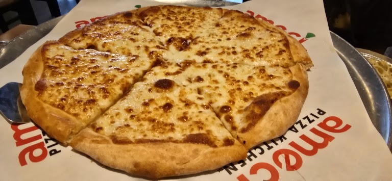 Cheese Pizza at Ameci Pizza & Pasta