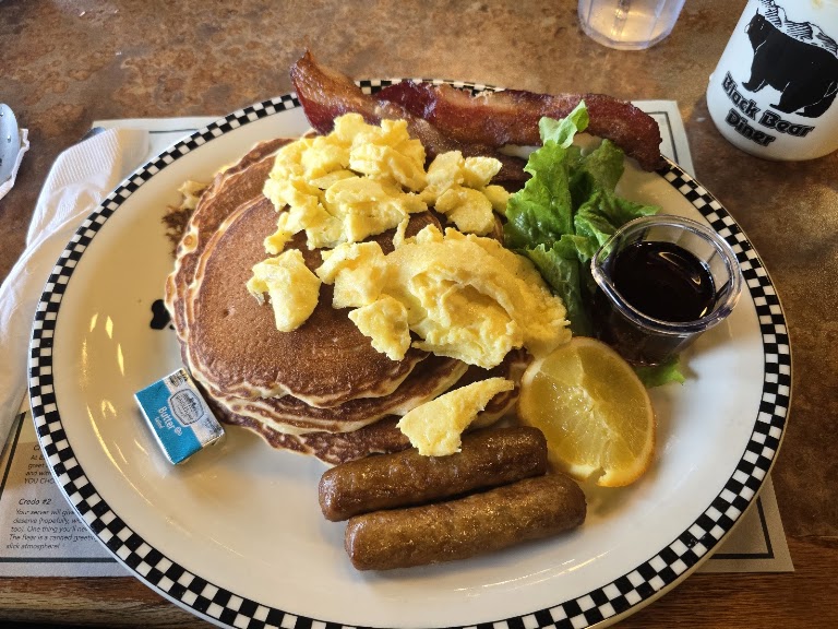 Pancake Stacks at Black Bear Diner Downey