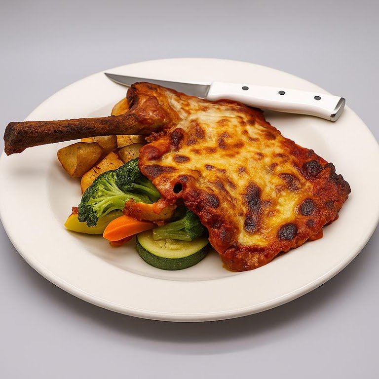 Eggplant Parmigiana at Caffé Delfini