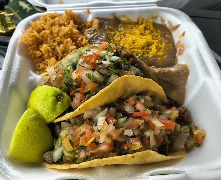 Carnitas Plate at Servandos Taco Shop