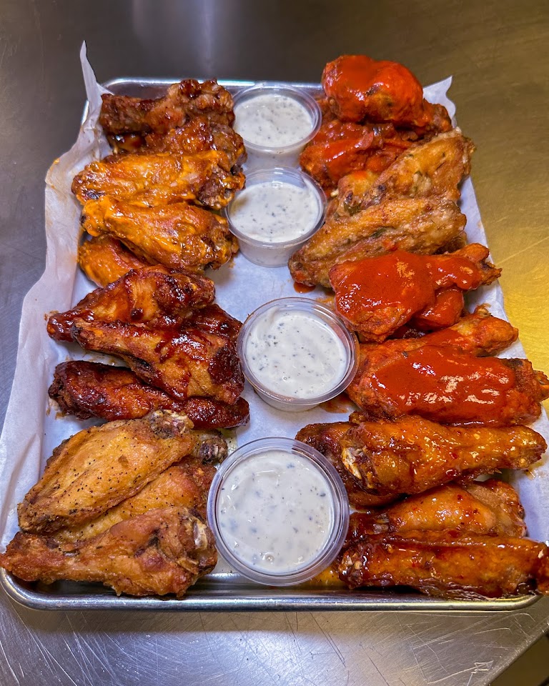 Wings Sampler at The Post Pizza