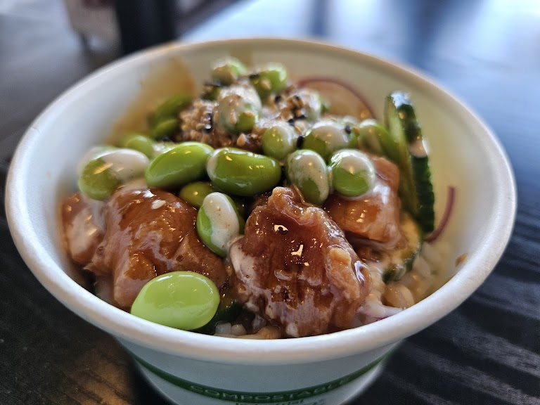 Marinated BEEF at Poke Pola
