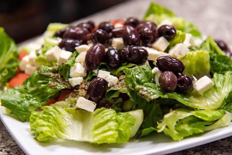 Greek Salad at Black Olives Mediterranean Cafe