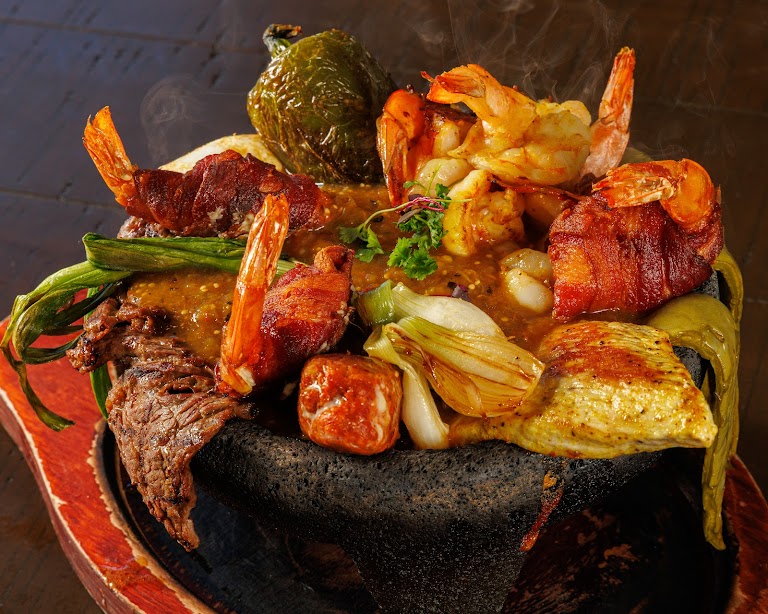 Mar Y Tierra Molcajete at Sabroso! Mexican Grill