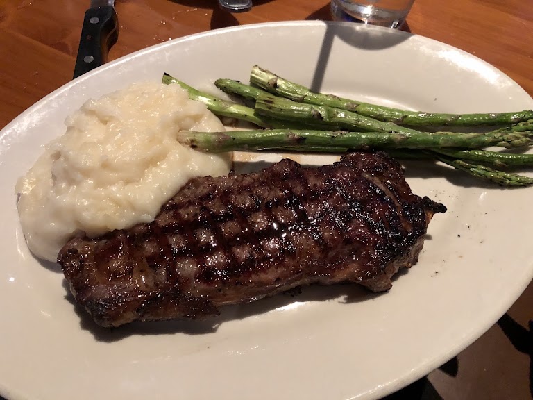 Top Sirloin at Black Angus Steakhouse