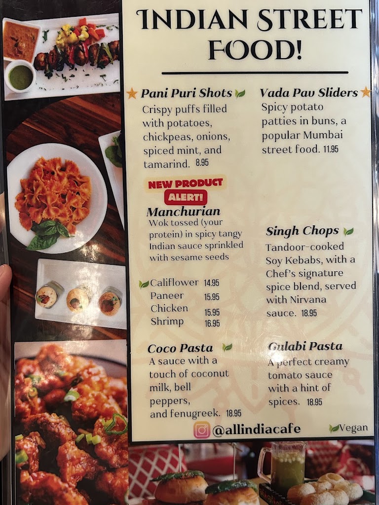 Pani Puri Shots at All India Cafe - Indian Restaurant in Arcadia