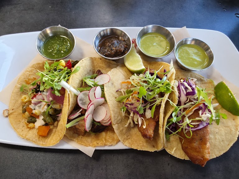 Beef Birria Queso-tacos at Sausal