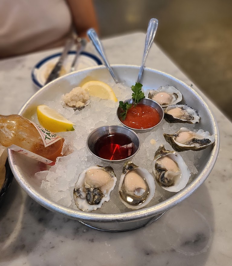 Oysters on the Half Shell at Lure Fish House
