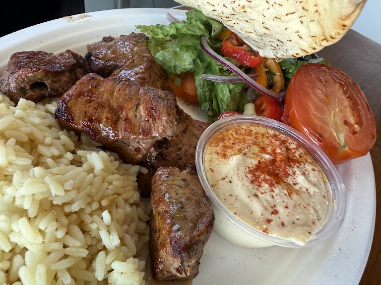 BBQ Plate at A&V Grill Kitchen-LA Shawarma