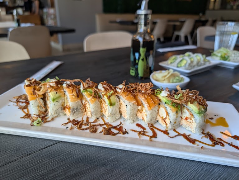 Rice Roll at Ma-Kin Vegan Sushi