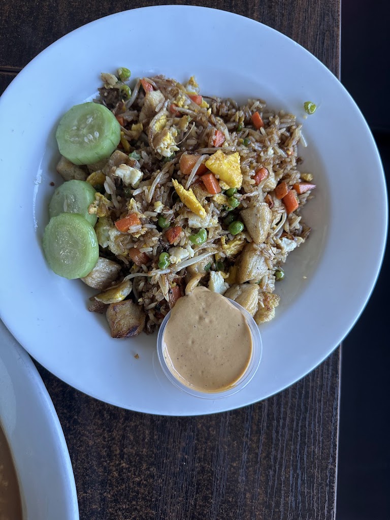 Veggie Saltado at Limeña Peruvian Eatery
