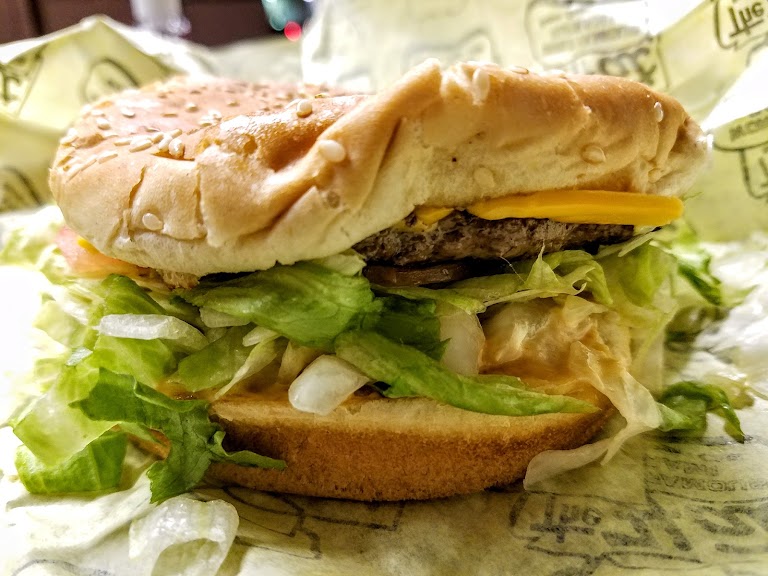 Hamburger at The Hat (The Original)