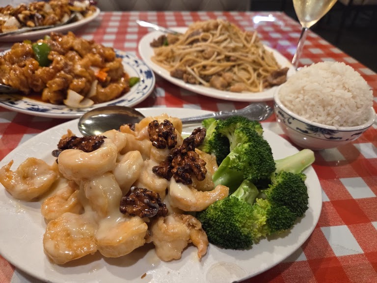 Broccoli Shrimp at K & A Canton Restaurant