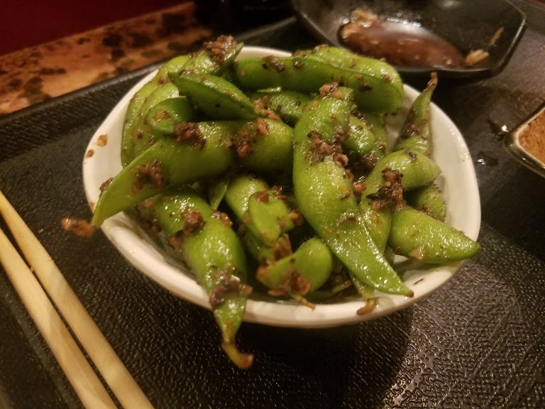 Edamame at Niko Sushi