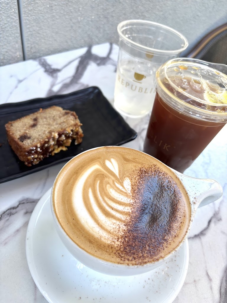 Sea Salt Hazelnut Cappuccino at Republik Coffee