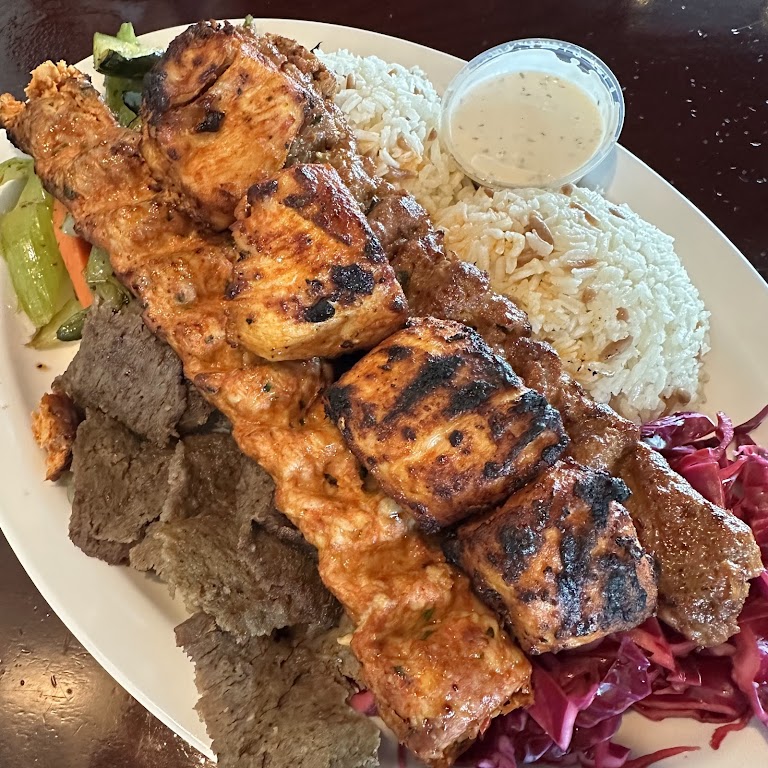 Ribeye Steak Kebab (cubes) at Istanbul Grill