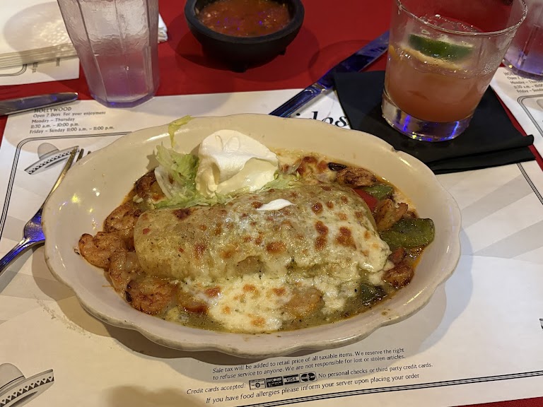 Enchiladas DE MOLE at El Compadre