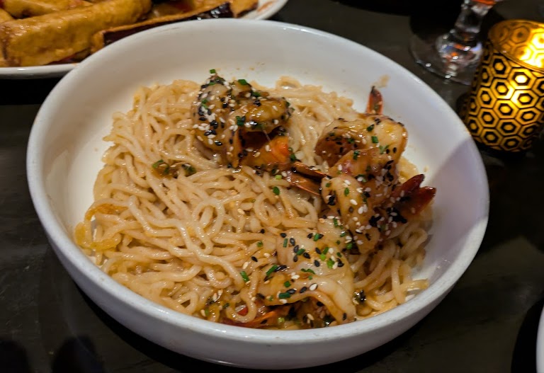 Tasting of An’s Famous Garlic Noodles at AnQi Bistro