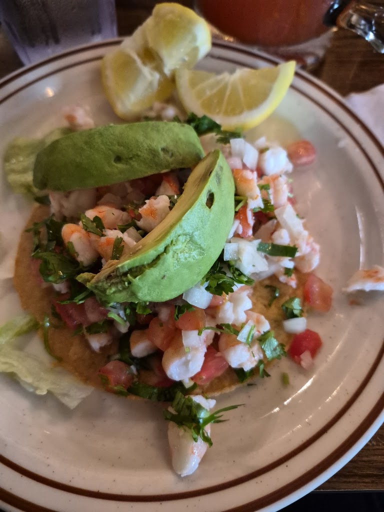 Tostada De Ceviche - Camarónes at Avila's El Ranchito - Huntington Park