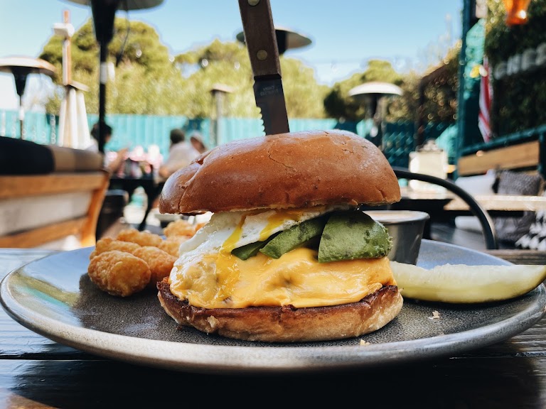 OUR Famous "chez Jay" Burger at The Backyard