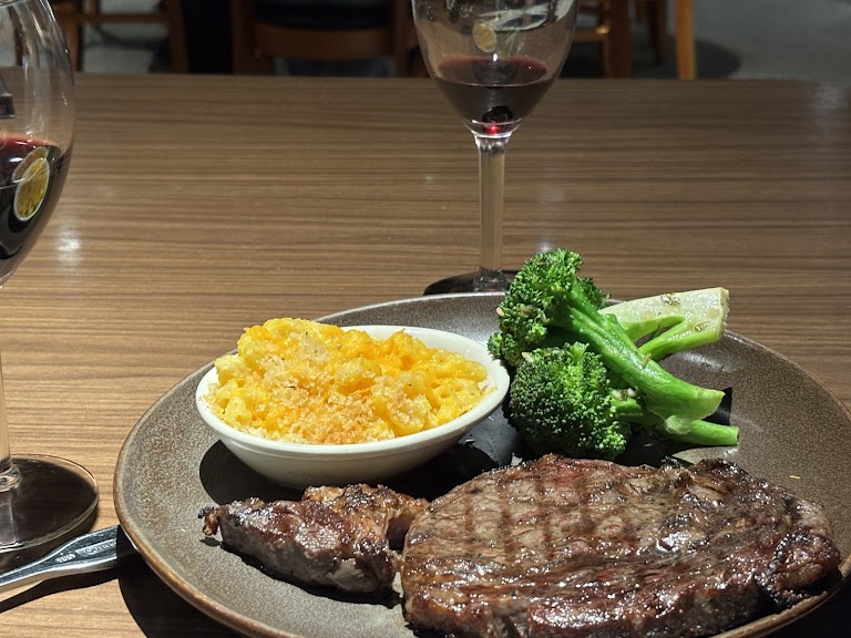 Ribeye at Black Angus Steakhouse