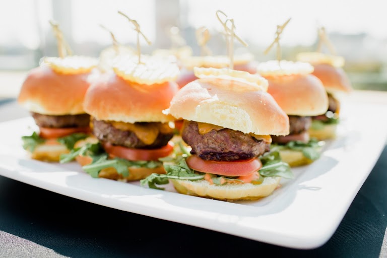Crafted Burger at The FIFTH Rooftop Restaurant & Bar