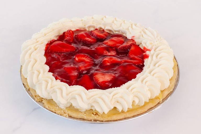 Strawberry Lemonade Pie at Polly's Pies