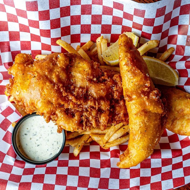 Captain Jimmy's Fish & Chips at The Greyhound Bar & Grill