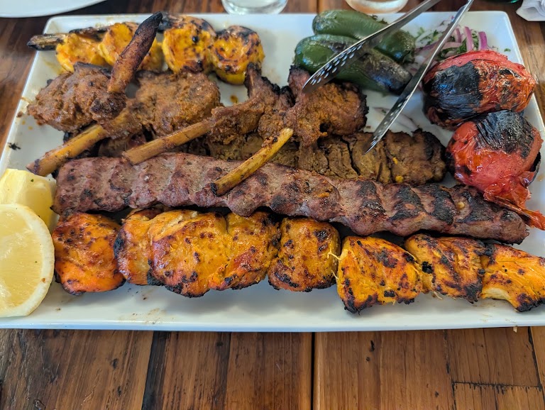 Shish Kabob at Shirin Restaurant