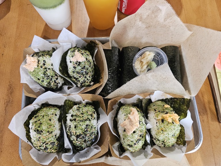 5 Hand Roll Set at Rice & Nori