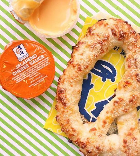Jalapeno Cheese Dip at Wetzel's Pretzels