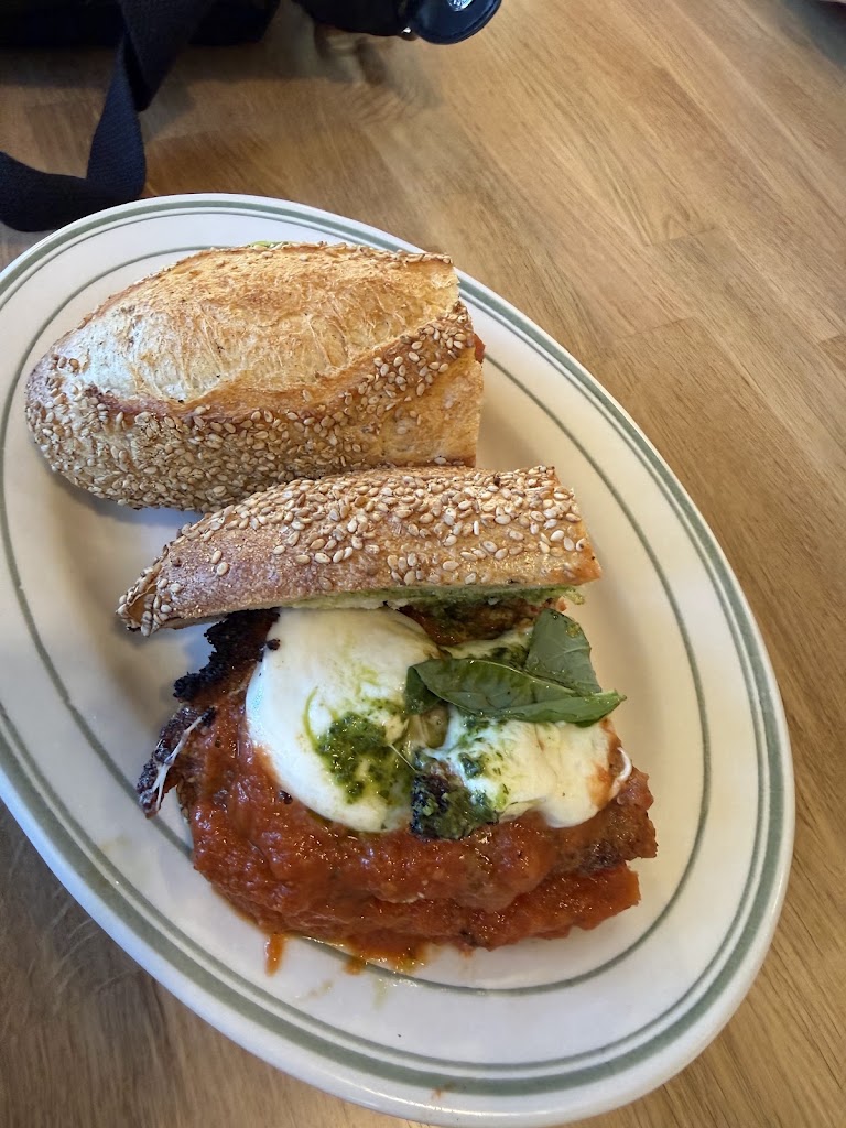 The Chicken Parm at Ggiata Delicatessen