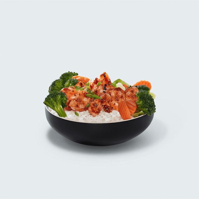 Shrimp Bowl at WaBa Grill