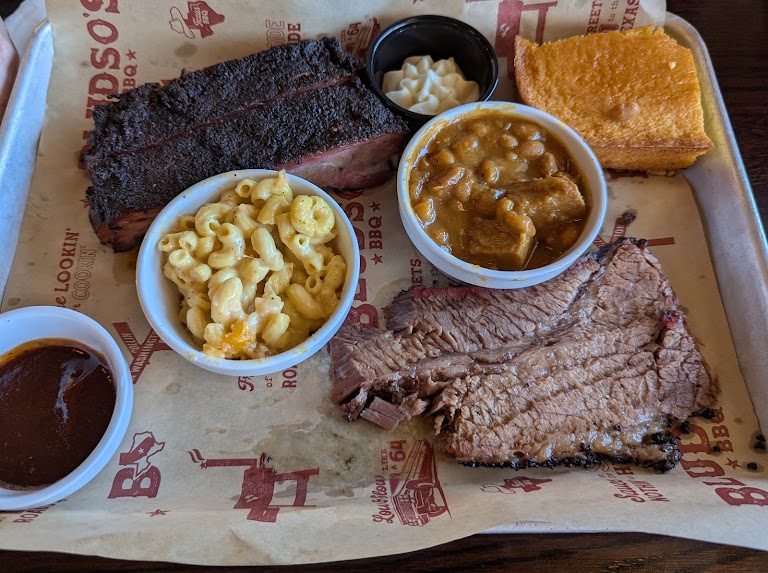 Lunch Plate at Bludso's BBQ