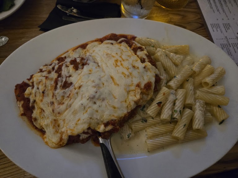 Chicken Alfredo at DeLucia's Italian Restaurant & Bar