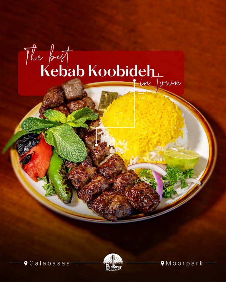 Entrees at Parkway Kebab & Grill