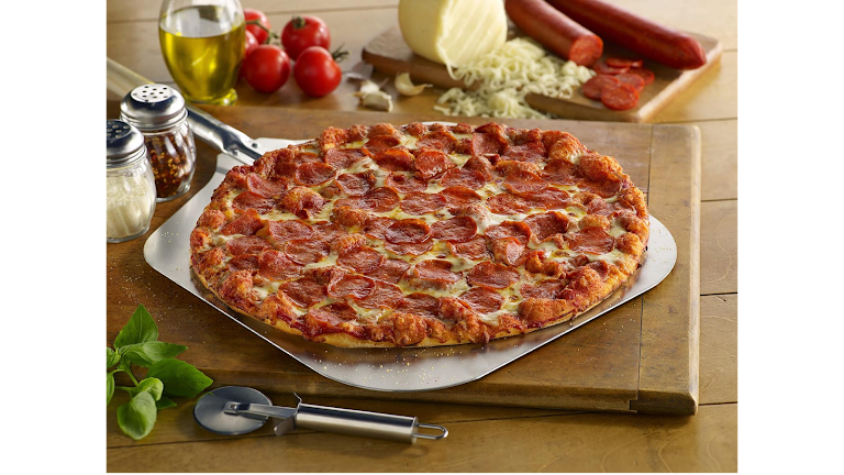 Pepperoni at Shakey's Pizza Parlor