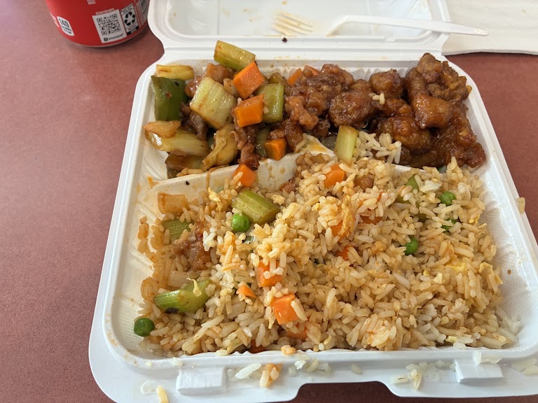 Beef Rice at Hong Kong Express Chinese Food